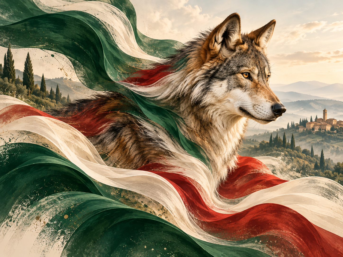 Lobo italiano artístico